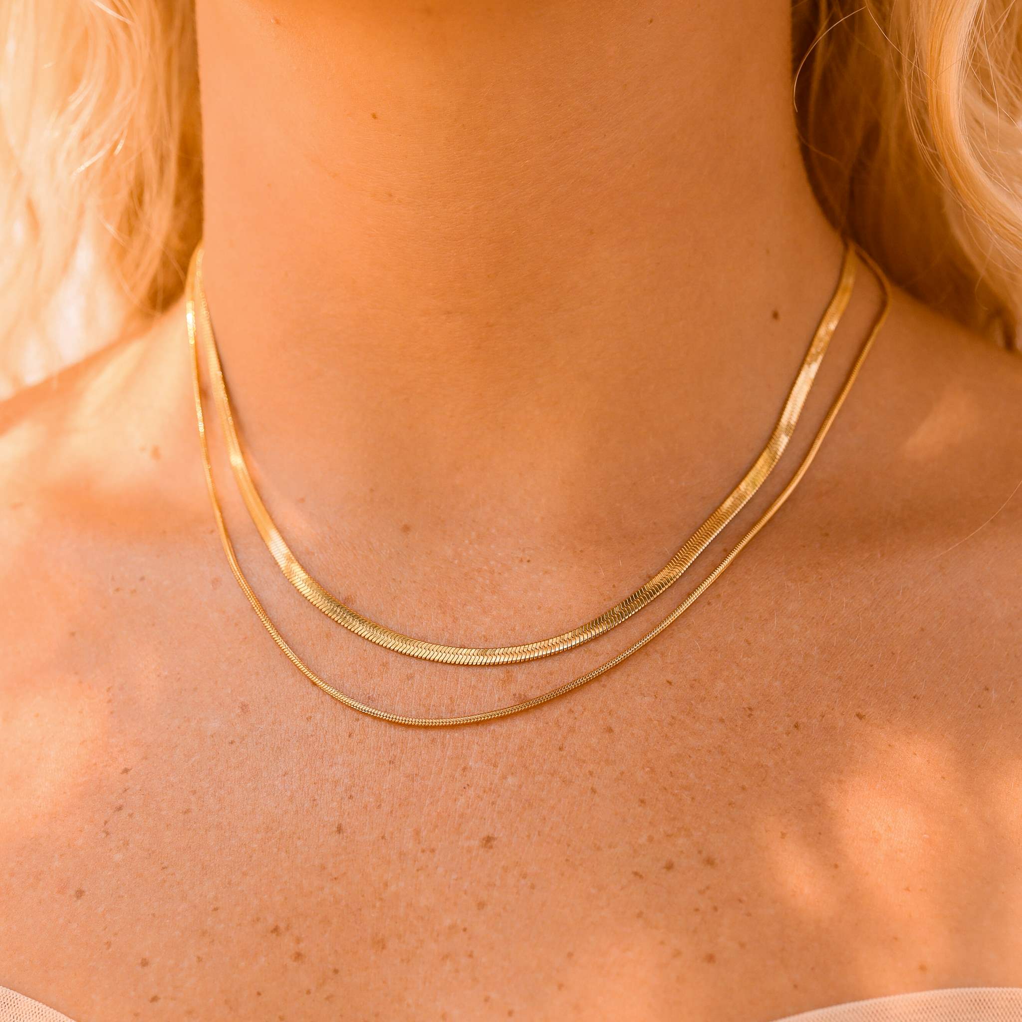 Herringbone Chain Necklace